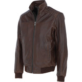 Ashwood Leather Bomber Jacket Aq Brown: AWM-784