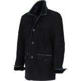Sheepskin Coat  Black: KE-183