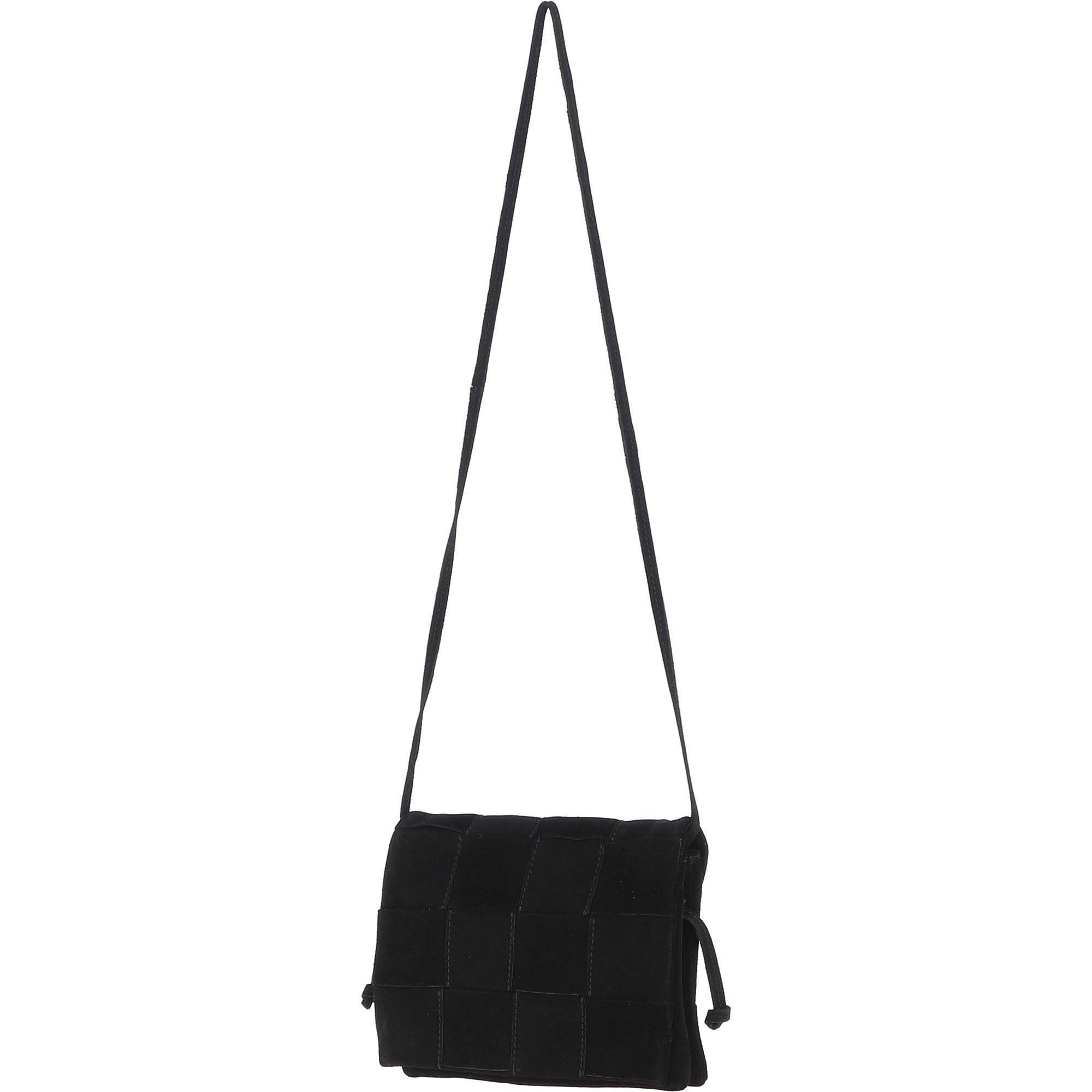 Ashwood Leather Crosbody Bag Black/suede: LB-6271