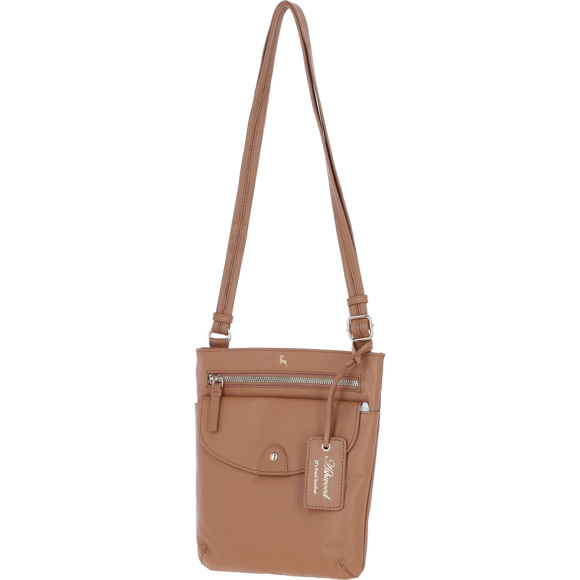 Ashwood Leather Crossbody Bag Butterscotch: CB-5