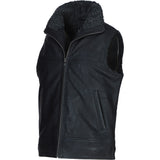 Ashwood Men's Leather Waistcoat Black: SIGMA