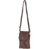 Ashwood Leather Smartphone Crossbody Bag Cognac: York