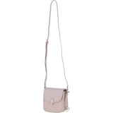 Ashwood Elegant Leather Crossbody Bag with Twist Lock Beige: Y-52