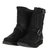 Fenland Classic  9" Vintage Sheepskin Biker Boots: BIKER BOOT LADIES