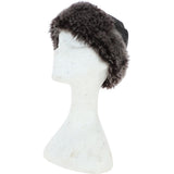 Ladies Vintage Curly Luxury Sheepskin  Hat Brown/Brissa: CURL HAT