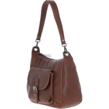 Ashwood Leather Women’s Buckle Shoulder Tote Bag Chestnut: S-33