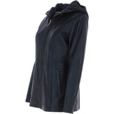 Ashwood Leather Hooded Jacket Black: J-1948