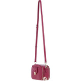 Ashwood Leather Compact Crossbody Bag with Adjustable Strap Raspberry: Y-53
