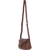 Ashwood Leather Crossbody Bag 2 Tone Tan: 64434