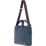 Brampton Leather Men's Messenger Bag Navy: 64273
