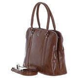 Large Leather Handbag Bridge/vt : Gina
