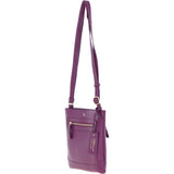 Ashwood Leather Smart Crossbody Bag Raspberry: 64638/cb-9