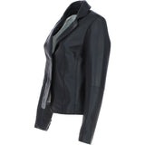 Ashwood Leather Women's Two Button Black Blazer: 10157