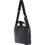 Gabicci Leather Messenger Bag Black: GB-64962