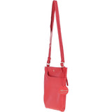 Ashwood Leather Curve Pocket Crossbody Bag Coral: 63620