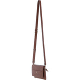 Ashwood Chic Leather Crossbody Bag 2 Tone Tan: 64741