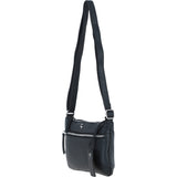 Ashwood Leather Crossbody Bag Black: Swansea
