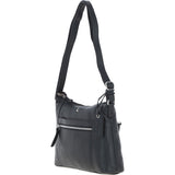 Ashwood Leather Ladies Essential Crossbody Bag Black: MI-09