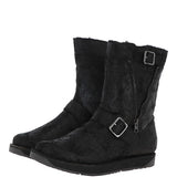 Fenland Classic  9" Vintage Sheepskin Biker Boots: BIKER BOOT LADIES