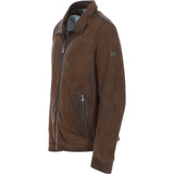 Trapper Mens Leather Jacket Brown 27: no1