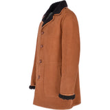 Mens Classic Sheepskin Coat Whisky/black: KE 884 BOX