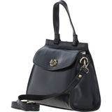 Ashwood Medium Leather Grab Bag Black: V-83
