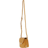 Ashwood Elegant Leather Crossbody Bag with Twist Lock Mustard: Y-52