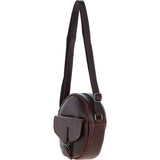 Ashwood Leather Round Crossbody Bag Brandy: P-66