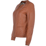 Leather Jacket Cognac/nap: AWL-672