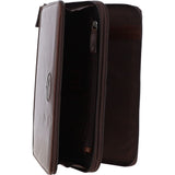 Ashwood Hi Veg Leather Tablet Holder and A4 Sleeve Section Tempo Brown: 8141