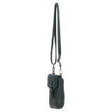 Ashwood Leather Crossbody Smart Phone Bag Green: D-99