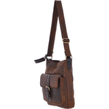 Vintage Oily Hunter Leather Travel Bag Brown : Doug