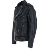 Ashwood Men's Leather Biker Jacket Black: AWM-190