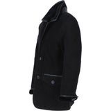 Sheepskin Coat  Black: KE-183