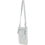 Ashwood Leather Crossbody Bag Ice Grey: CB-5