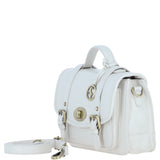 Stylish Ashwood Leather Large Satchel Bag White: Y-63