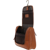 Ashwood Hi Veg Leather Hanging Wash Bag Tempo Tan : 8140