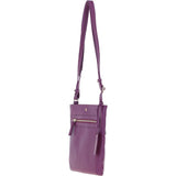 Ashwood Leather Crossbody Bag - Raspberry: 63014/cb3