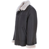 Sheepskin Flying Jacket Brown: KE 007E