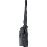 Exquisite Ashwood Leather Sling Bag Black: F-88