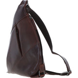 Ashwood Leather Spacious Unisex Sling Bag Brandy: P-67