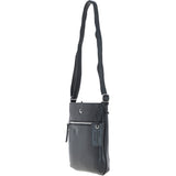 Ashwood Women's Leather Shoulder Bag Black: Edinburgh