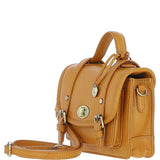Stylish Ashwood Leather Small Satchel Bag Mustard: Y-61