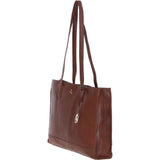 Exquisite Ashwood Leather Tote Bag Cognac: Beth