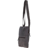 Real Leather Messenger Bag with Multiple Pockets Brown: MOSCOW