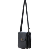 Ashwood Medium Leather Crossbody Bag Black: V-81