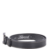 Mens Leather Belt Black: AB-02