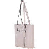 Ashwood Elegant Ladies Leather Shoulder Bag Beige: 64668