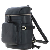 Ashwood Classic Leather Laptop Rucksack Black: Q-45