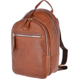 Unisex Leather Oily Hunter Backpack Tan : 1663